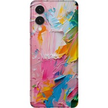 Lelia Samsung Galaxy S25 Edge Uyumlu Baskılı Şeffaf Telefon Kılıfı | Koleksiyon: Pastelbloom Soft Series