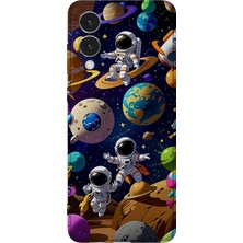 Lelia Samsung Galaxy S25 Edge Uyumlu Baskılı Şeffaf Telefon Kılıfı | Koleksiyon: Cosmicwhisper Skyset