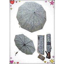 Rubenis 10 Telli Hafif ve Güçlü Modern Su Tutmaz Lüx Şemsiye