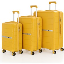 Mçs Üçlü Polipropilen Valiz Seti V366