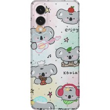 Lelia Samsung Galaxy S25 Edge Uyumlu Baskılı Şeffaf Telefon Kılıfı | Koleksiyon: Cute Animals