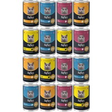 Reflex Plus Karışık Yetişkin Kedi Konservesi 400 gr *16 Adet