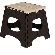 Norino Mandella Katlanır Tabure (Küçük) (2 Adet) Kahverengi