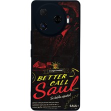Scaleta Case Camon 30 Pro Uyumlu Film Tasarımlı Glossy Mat Siyah Silikon Telefon Kılıf