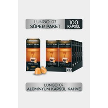 Coffee More 7 Lungo Kapsül Kahve 10 x 10 Paket ( 100 Adet ) Nespresso Uyumlu