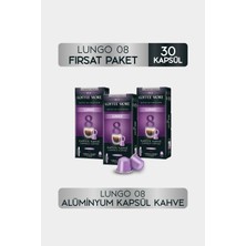 Coffee More 8 Lungo Kapsül Kahve 10 x 3 Paket ( 30 Adet ) Nespresso Uyumlu