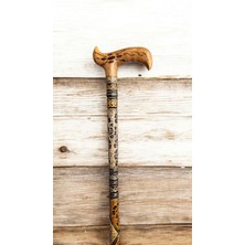 Normadia El Işçiliğiyle Özel Kızılcık Ağacı Devrek Bastonu