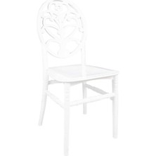 Norino Mandella Karmen Düğün Sandalyesi Model 6 (4 Adet) Beyaz