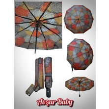 Rubenis 10 Telli Otomatik Katlanabilir Yağmur Şemsiyesi, Pratik ve Şık Tasarım