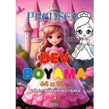 Kabile Çocuk Dev Boyama Prenses 2X64X90 cm