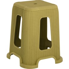 Norino Mandella Sağlam Plastik Örgü Tabure (6 Adet) Çölbeji