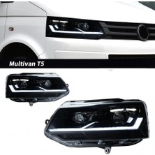 Transporter T5 2012-2015 Uyumlu T6.1 Dizayn Ful LED Ön Far