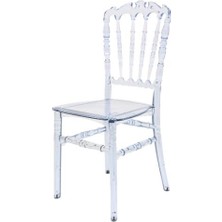 Norino Mandella Karmen Şeffaf Kırılmaya Dayanıklı Sandalye Model 9 (1 Adet)