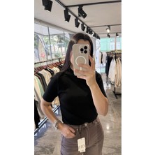 Tuğçe Fashion Mossimo Siyah Triko Bluz