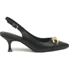 Nine West Acade 6fx Siyah Kadın Topuklu Ayakkabı