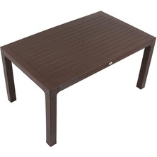Norino Mandella 90X150 Wood Masa Kahverengi