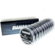 Bauer Diamond Titanıum Plus Füme 100MT. Fluorocarbon 0,16 mm Misina