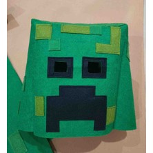 Akindigo Minecraft Kostüm Creeper Kafa Maskesi