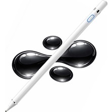 Sneezy Samsung Galaxy A9 Plus X210 Uyumlu Şarjlı Aktif Stylus Kalem Hassas Uç Not Alma & Çizim İçin