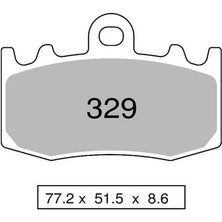 Nissin Bmw R 1200 Gs 11- Ön Fren Balatası Yarı Metalik