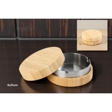 Konyax Bambu Kapaklı Küllük