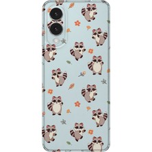 Lelia Samsung Galaxy S25 Edge Uyumlu Baskılı Şeffaf Telefon Kılıfı | Koleksiyon: Cute Animals