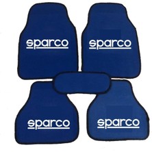 Özgürce Mavi 5 Parça Halıfleks Paspas Seti, Araba Için Modern ve Şık Tasarım