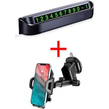 Özgürce Pratik Telefon Tutucu Seti, Vantuzlu, Araç Içi, Güvenli ve Şık Tasarım