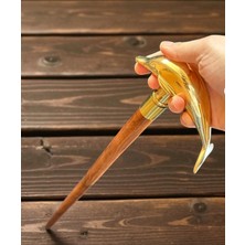 Normadia Şık Tasarımlı 100 cm Pirinç Yunus Balıklı Baston