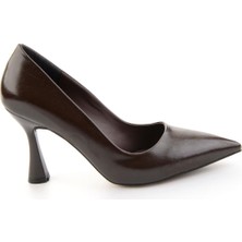 Bambi Kahve  Kadın Klasik Topuklu Ayakkabı K01231451542