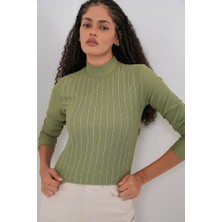 Queene Dreams 922 Taşlı Body - Çağla