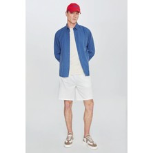 Altınyıldız Classics Pamuklu Standart Fit Normal Kesim Beli Bağlamalı Yan Cepli Örme Şort