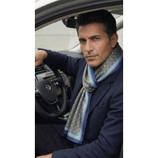 Ege Fular Şal Ipeksi Dokulu Lüks Erkek Fular - 130X30 cm - Kombinlerin Tamamlayıcısı