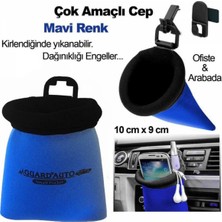 Özgürce Araç Içi Çok Amaçlı Akıllı Kese Düzenleyici Organizer Cep Mavi