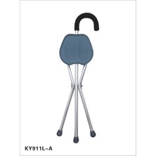 Normadia Şık Üç Ayaklı Taşınabilir Baston ve Tabure Kombini