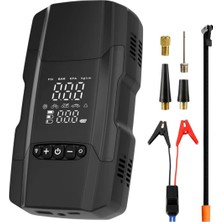 Digi Monster RT-602  150 Psı 4in1 12.000MAH 1000A Akü Takviye+Hava Pompası+Led Fener+Powerbank