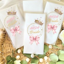 Lion Baskı ve Organizasyon Bride Baskılı Peçete 20 Adet