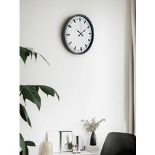 SHC4200 Mey Ithalat® 36 cm Gri Sade Dekoratif Duvar Saati