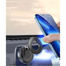 Özgürce Güçlü ve Şık Manyetik Araç Tutucu, Vakumlu Montaj, Kolay Kullanım