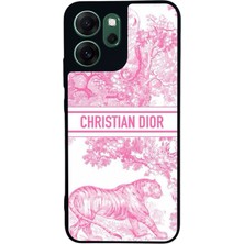 Scaleta Case Reno 14F Uyumlu Lüks Motif Tasarımlı Glossy Mat Siyah Silikon Telefon Kılıfı
