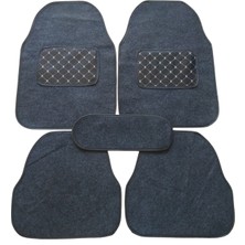 Özgürce Bej Kapitone Topuk Destekli Oto Halı Paspas Renault Uyumlu