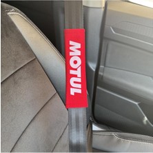 Özgürce Kırmızı Emniyet Kemer Pedi 2'li Set, Güvenli ve Konforlu Kullanım