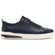 Derimod Erkek Lacivert Bağcıklı Deri Sneaker 26SFD692518