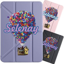 Senada Samsung Galaxy Tab S9-S9 FE-S10 LITE-S10 Fe Kılıf Isim Yazılı Uyku Modlu Kalem Bölmeli Standlı -Uçurtma Ev