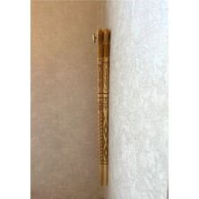 Normadia Renkli Desenli Ahşap Baston Çift Seti, Şık ve Kullanışlı Tasarım