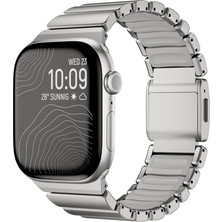 Five-E Apple Watch Ultra 49MM Çift Bileşenli Endüstriyel Metal Kaplama Termo-Silikon Fusion Serisi Kordon