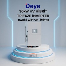 Lexron Deye 30KW Hibrit Trifaze Invertör Hv