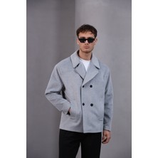 Essenza Erkek Kruvaze Yarım Kaşe Kaban