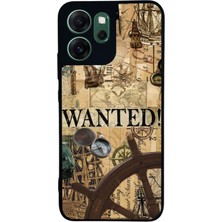 Scaleta Case Reno 14F Uyumlu Korsan Tasarımlı Glossy Mat Siyah Silikon Telefon Kılıfı