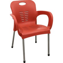 Norino Mandella Nil Koltuk Demir Ayaklı Kırmızı